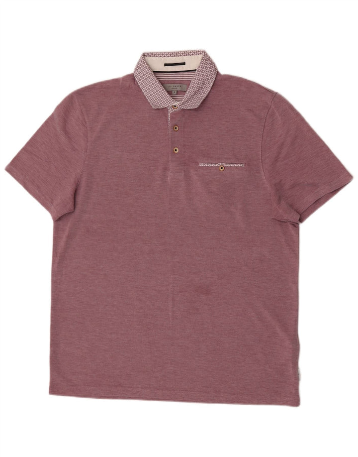 Tricou polo pentru bărbați Ted Baker Mărimea 4 mare, roz modal