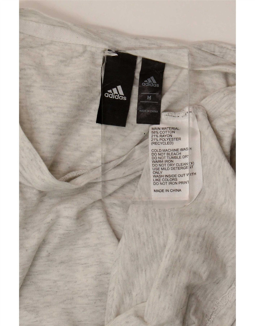 Tricou Adidas pentru femei Top UK 12 Medium Gri Bumbac