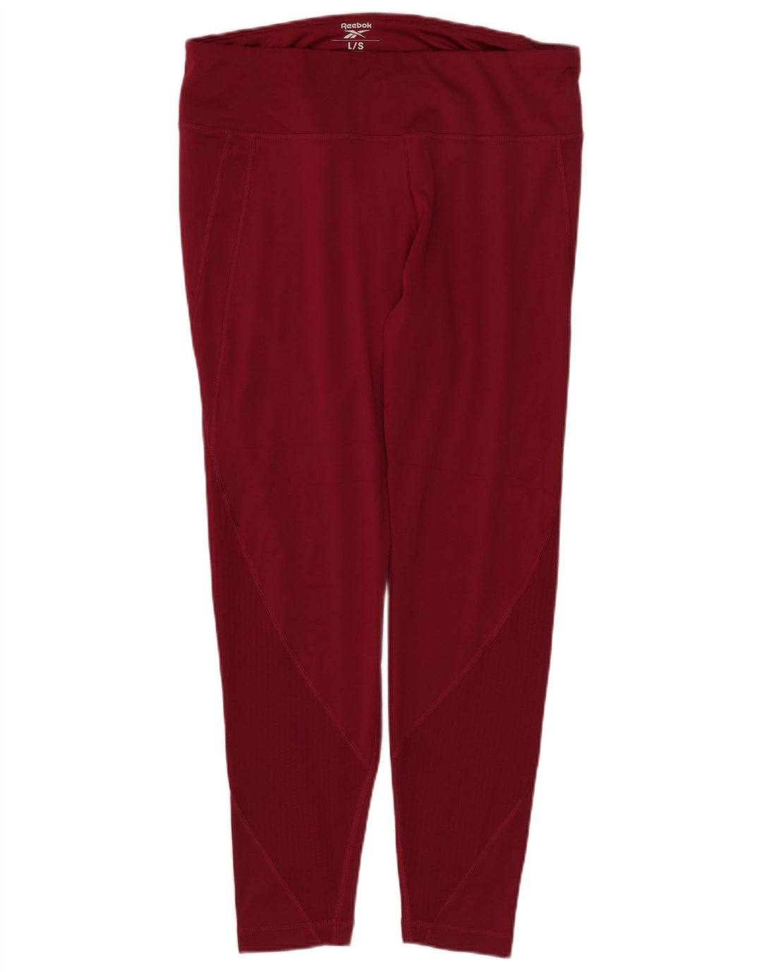 Leggings pentru damă Reebok UK 14, mare, din poliester Bordeaux