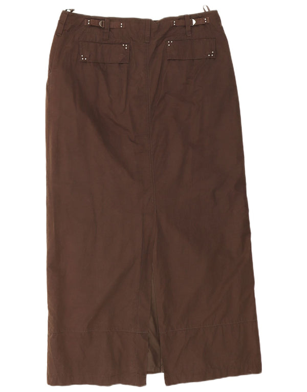 Fusta Dreaptă Maxi Femei S.Oliver EU 42 Large W34 Maro Bumbac