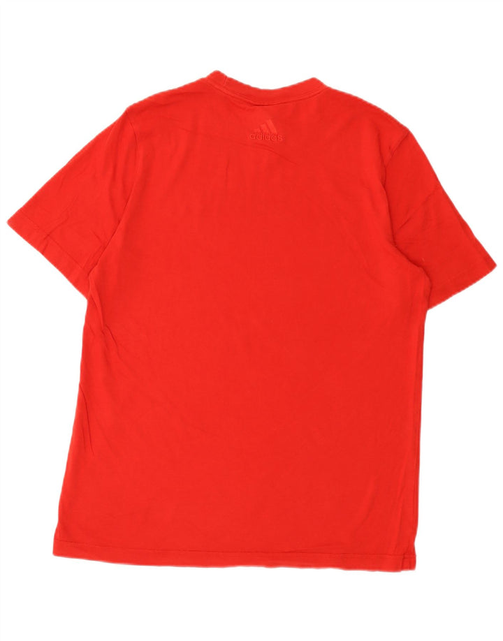 Tricou grafic ADIDAS pentru bărbați Top mic bumbac roșu