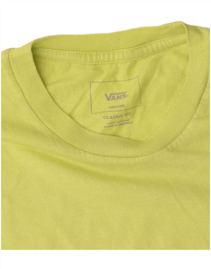 Tricou Vans Classic Fit pentru bărbați Top din bumbac verde mediu