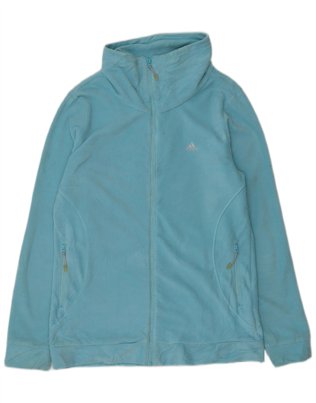 Jachetă Fleece Adidas pentru femei UK 18 XL Albastru Poliester