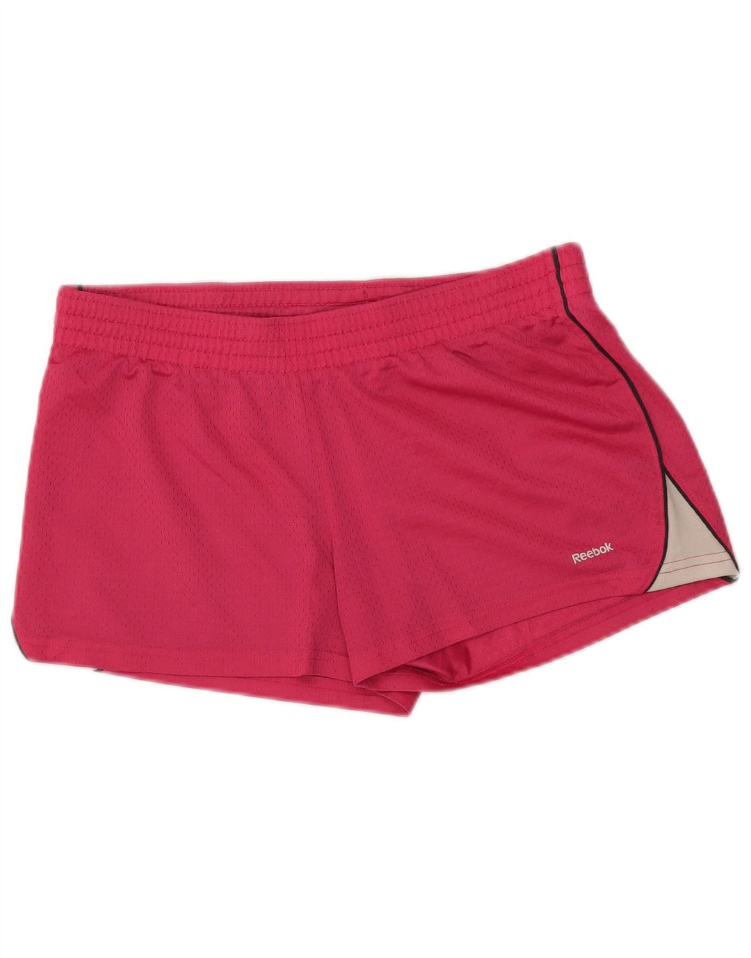 Pantaloni scurti sport REEBOK pentru femei UK 14 Medium Pink Colorblock Poliester