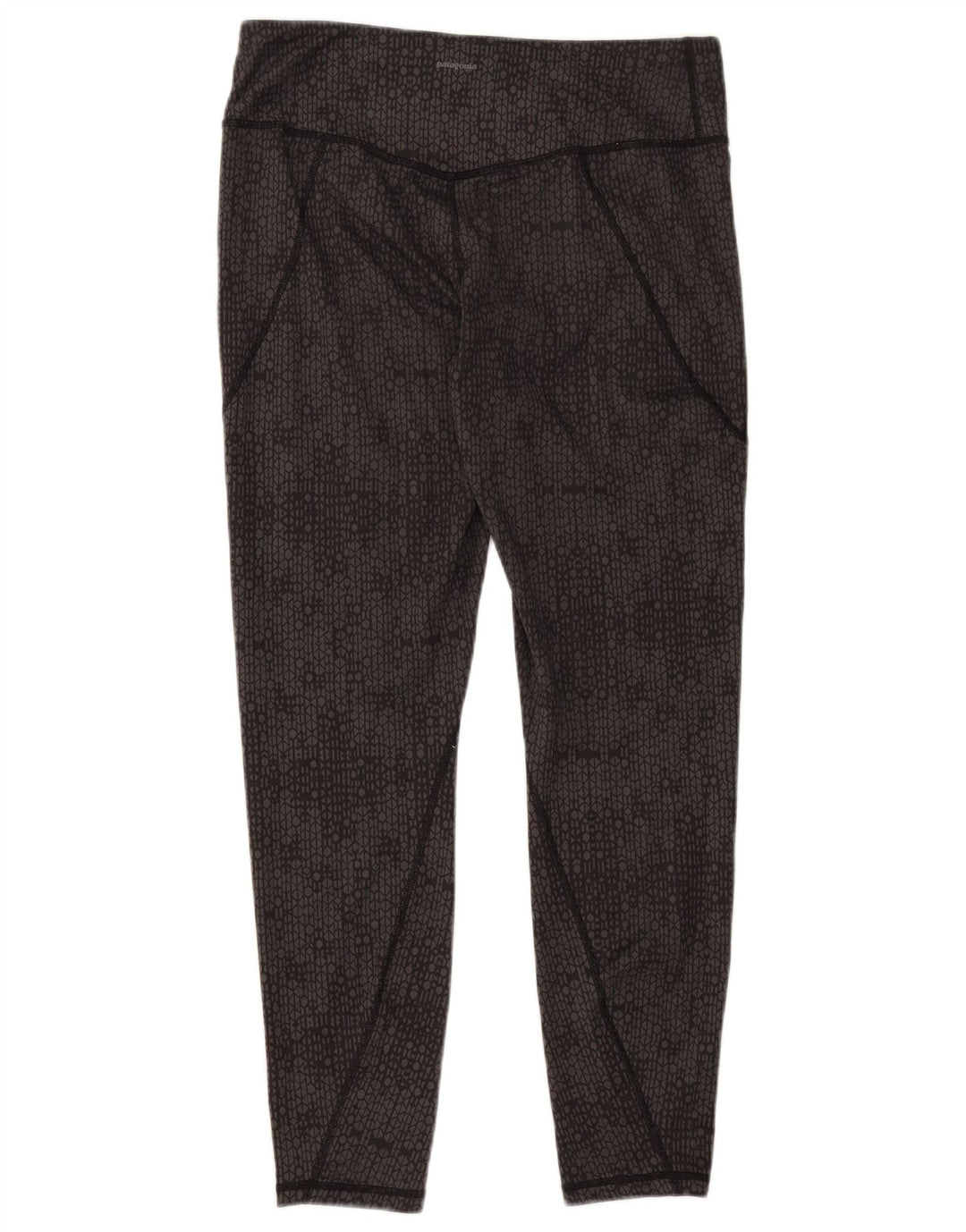 Leggings Patagonia Femei UK 14 Large Gri Geometric Poliester