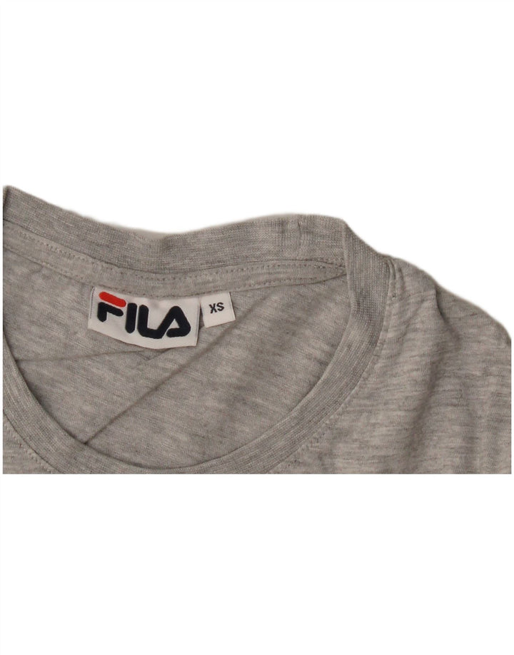 Tricou cu grafică pentru bărbați Fila Top XS Grey Flecked