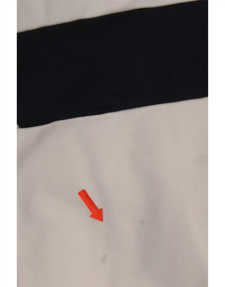 Jachetă de trening Adidas pentru bărbați Marea Britanie 34/36 Poliester color bloc alb mic