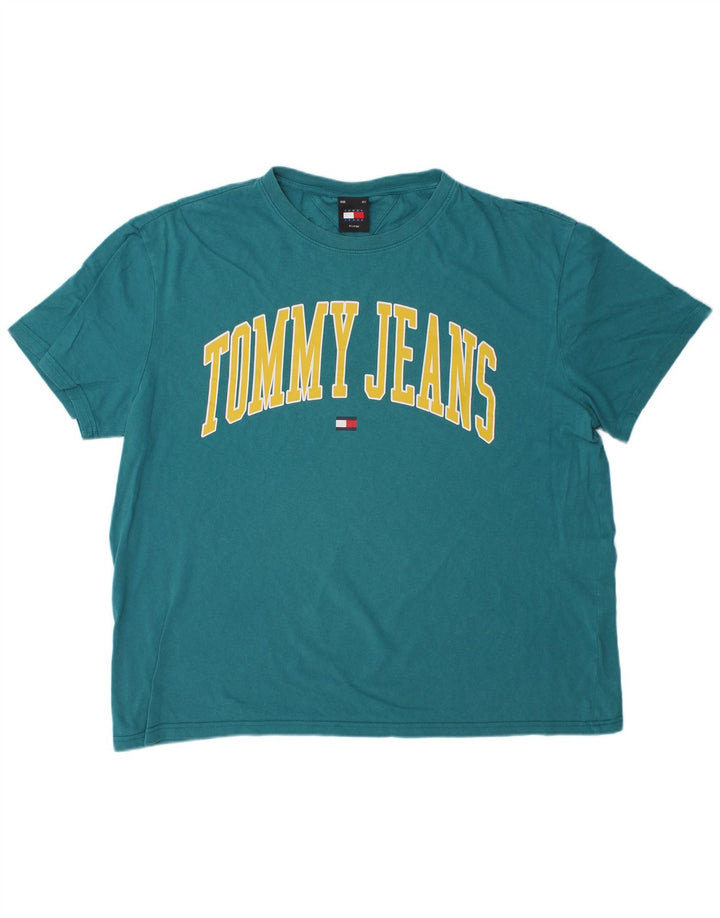 Tricou grafic pentru bărbați Tommy Hilfiger Top XL Albastru