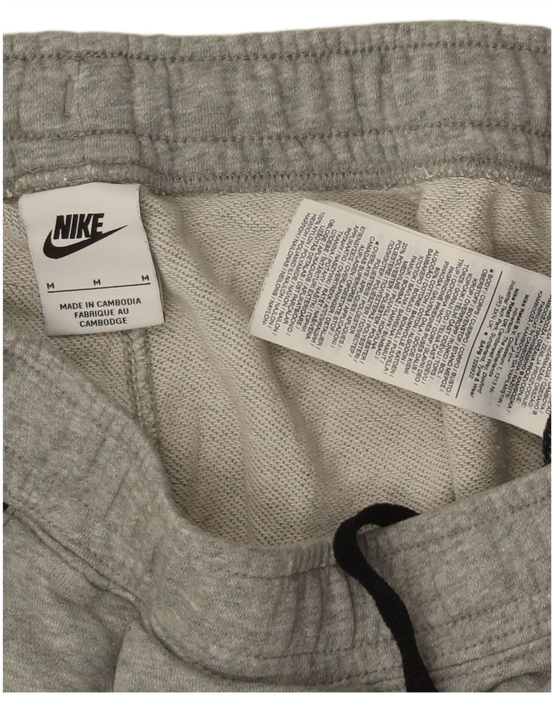 Pantaloni scurți sport Nike pentru bărbați, gri mediu, bumbac color bloc