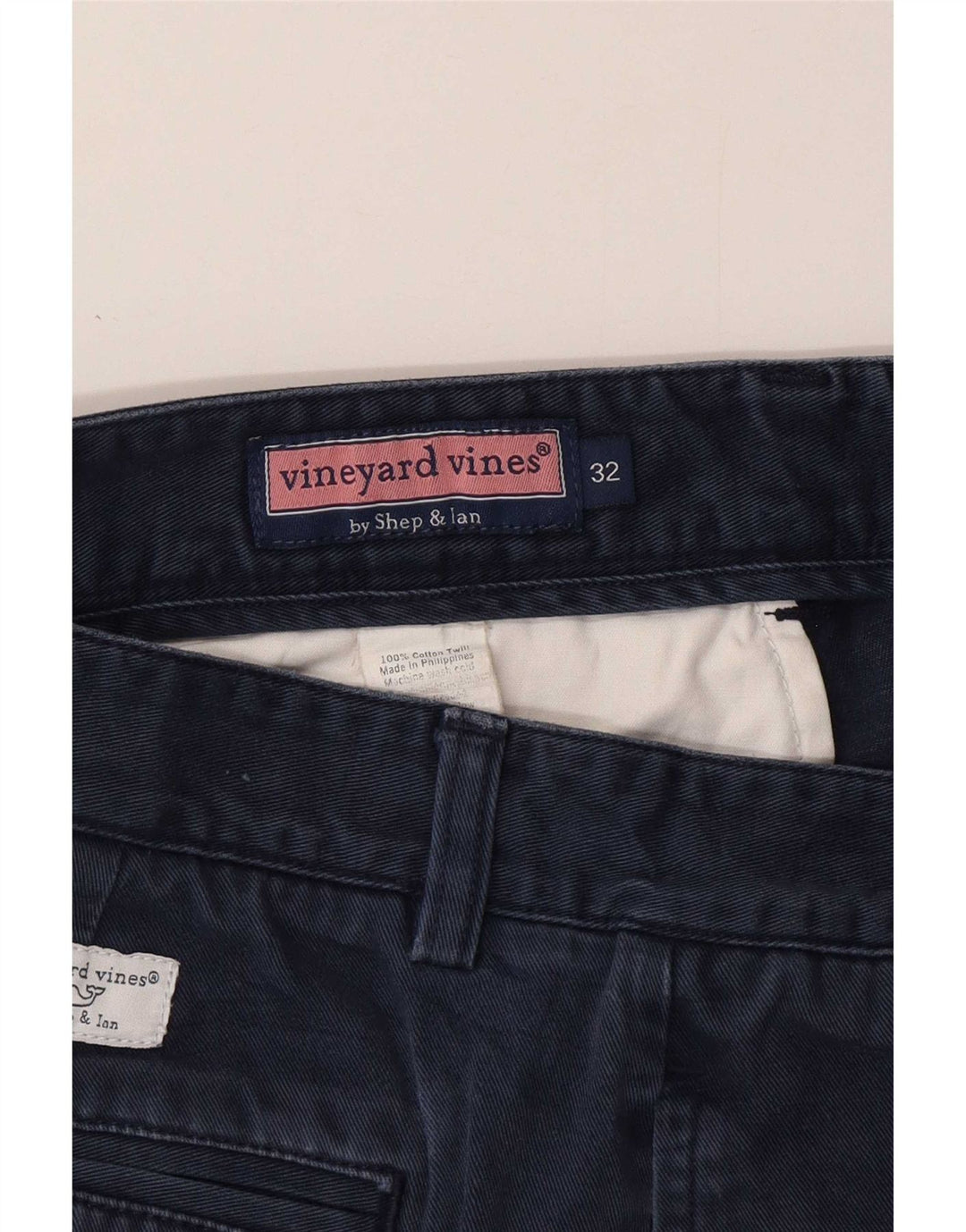 Pantaloni scurți chino pentru bărbați Vineyard Vines, mediu W32, bumbac bleumarin