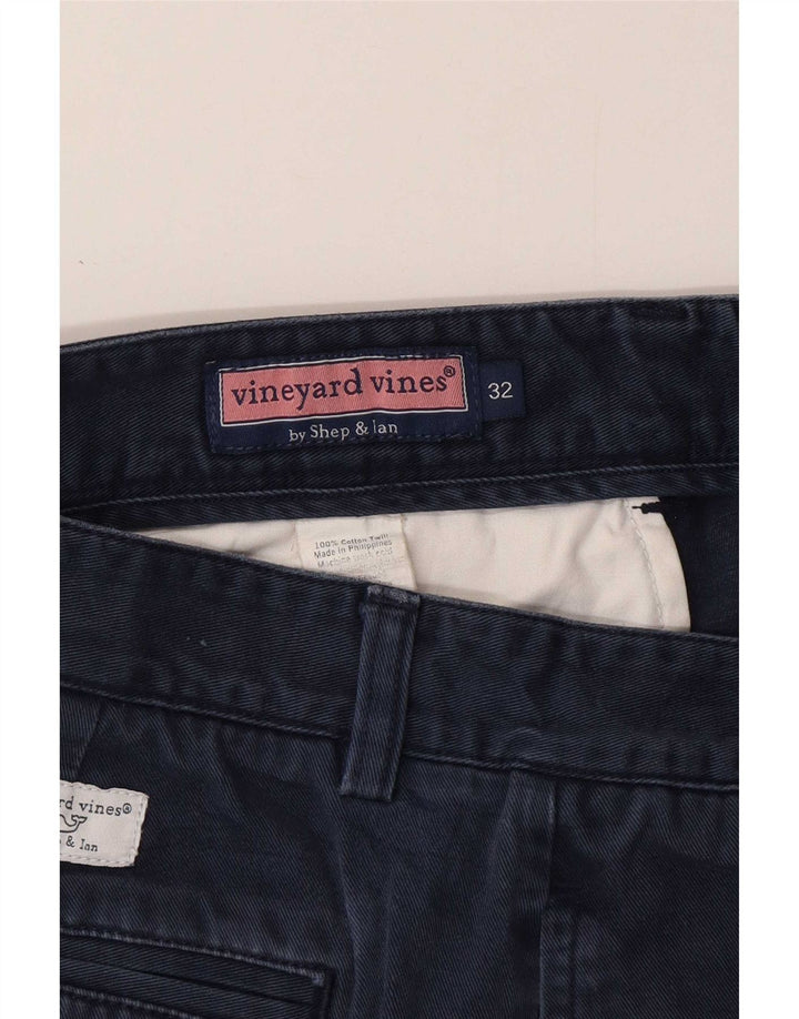 Pantaloni scurți chino pentru bărbați Vineyard Vines, mediu W32, bumbac bleumarin