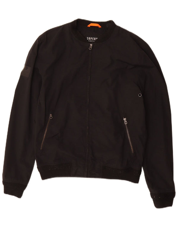 SUPERDRY Bomber pentru bărbați UK 38 Medium Black Bumbac