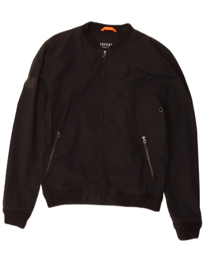 SUPERDRY Bomber pentru bărbați UK 38 Medium Black Bumbac