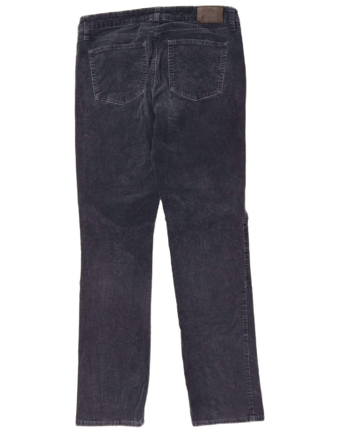 Pantaloni RALPH LAUREN pentru femei din velur US 8 Medium W30 L30 bleumarin