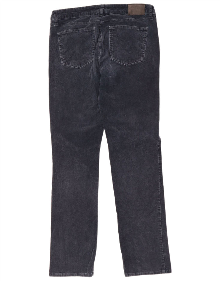 Pantaloni RALPH LAUREN pentru femei din velur US 8 Medium W30 L30 bleumarin