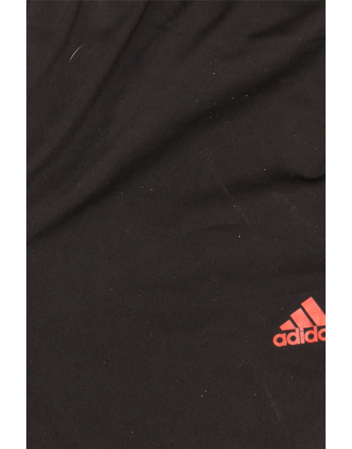 Pantaloni de trening Adidas baieti 13-14 ani poliester negru