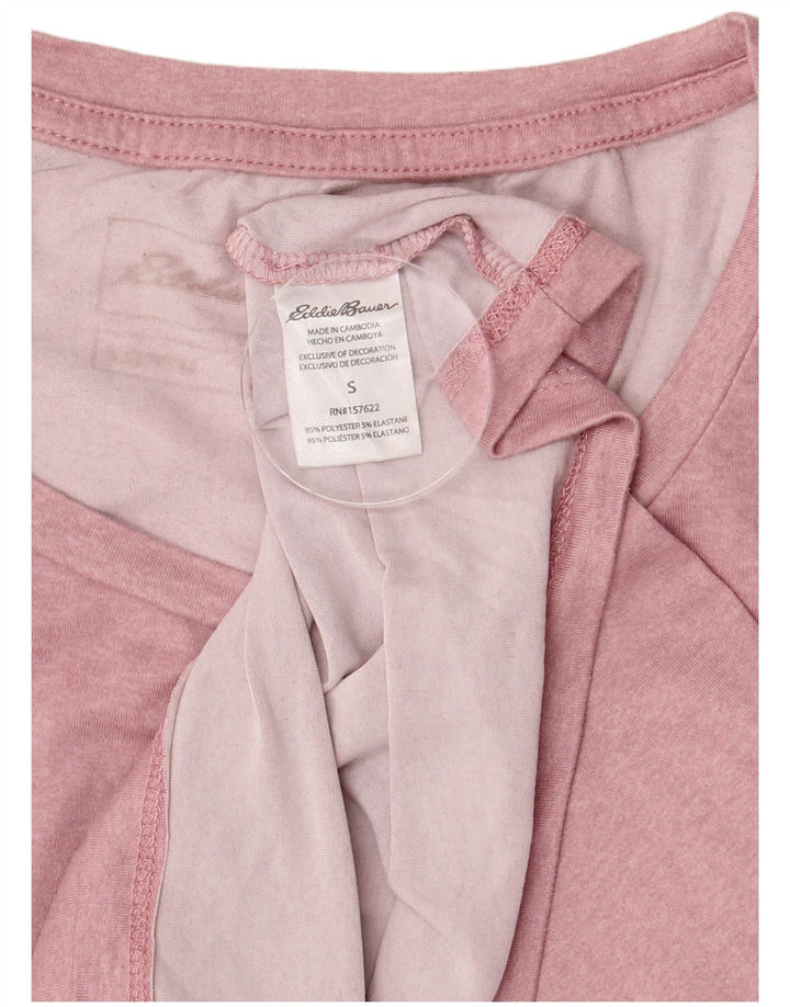 EDDIE BAUER Tricou pentru femei Top UK 10 Small Pink Poliester
