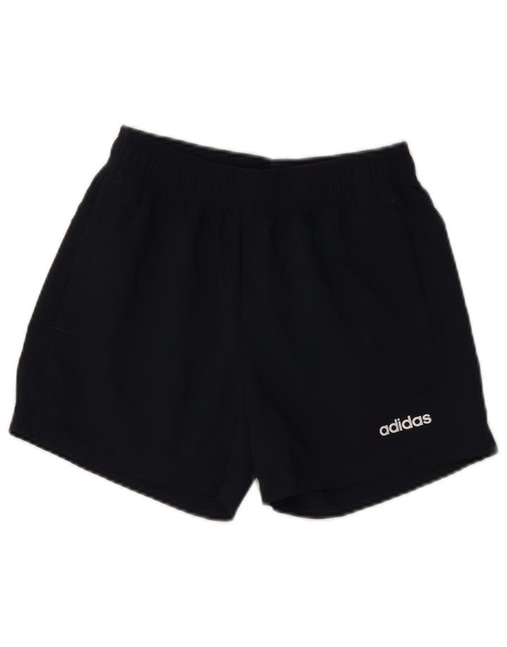 Pantaloni scurți sport pentru băieți Adidas 11-12 ani poliester bleumarin