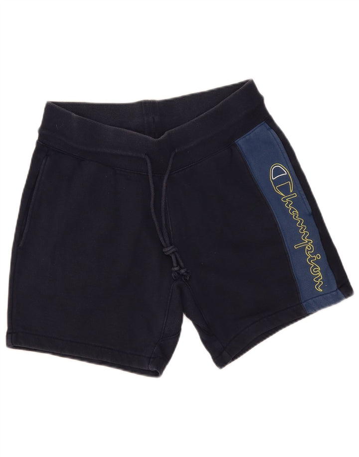 Pantaloni scurți de sport grafic Champion pentru bărbați, medii, albastru marin, blocuri de culoare
