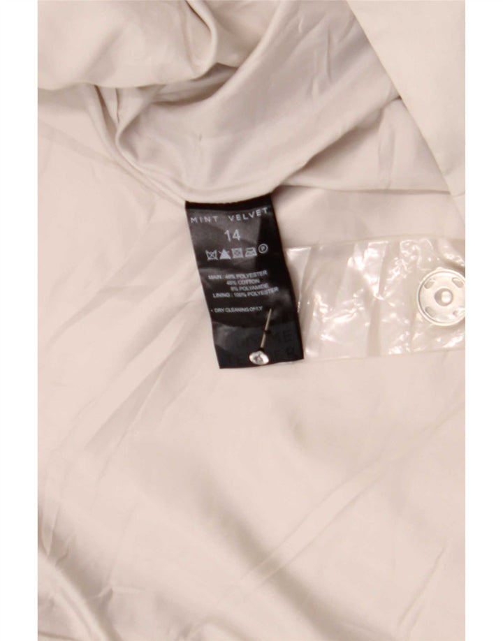 MINT VELVET Palton pentru femei UK 14 Medium Gri Poliester