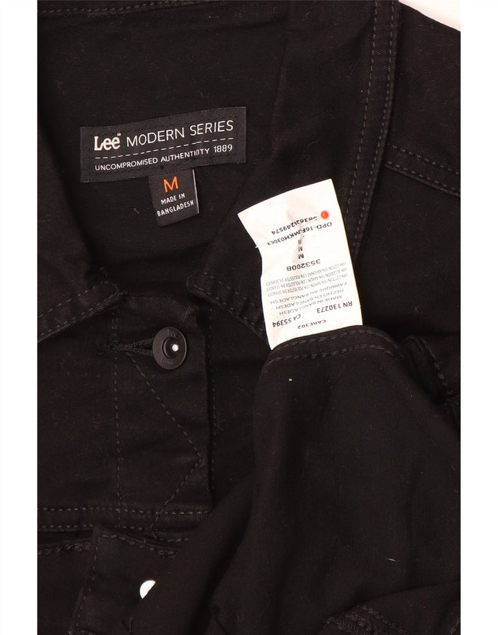 Jachetă de blugi pentru femei Lee UK 12 Medium Black