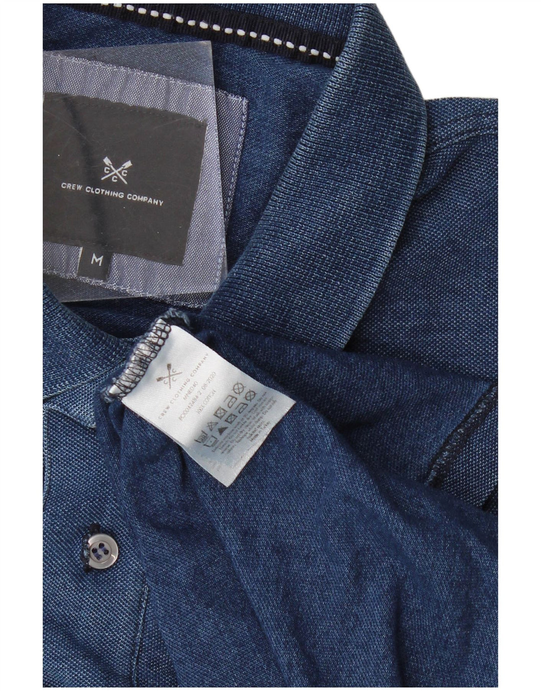 Crew Clothing Tricou polo pentru bărbați Bumbac albastru bleumarin mediu