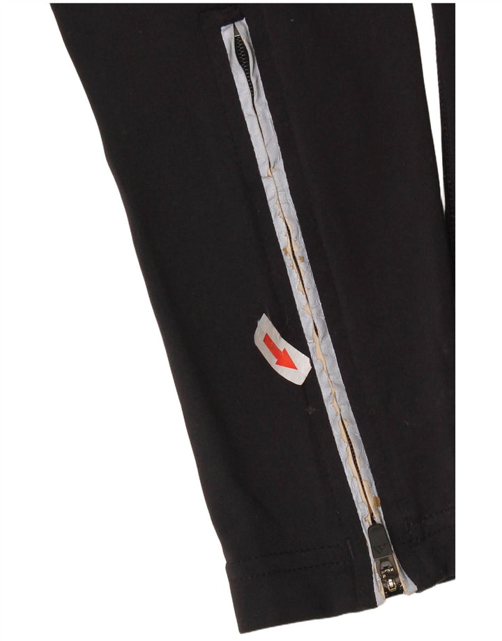Pantaloni de trening Climalite ADIDAS pentru femei UK 10 Poliamidă neagră mică