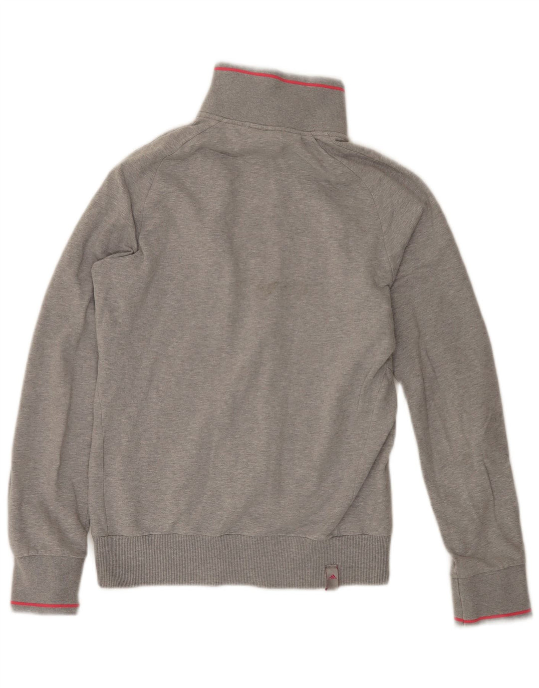 Jachetă de trening pentru femei Adidas UK 10, bumbac gri mic