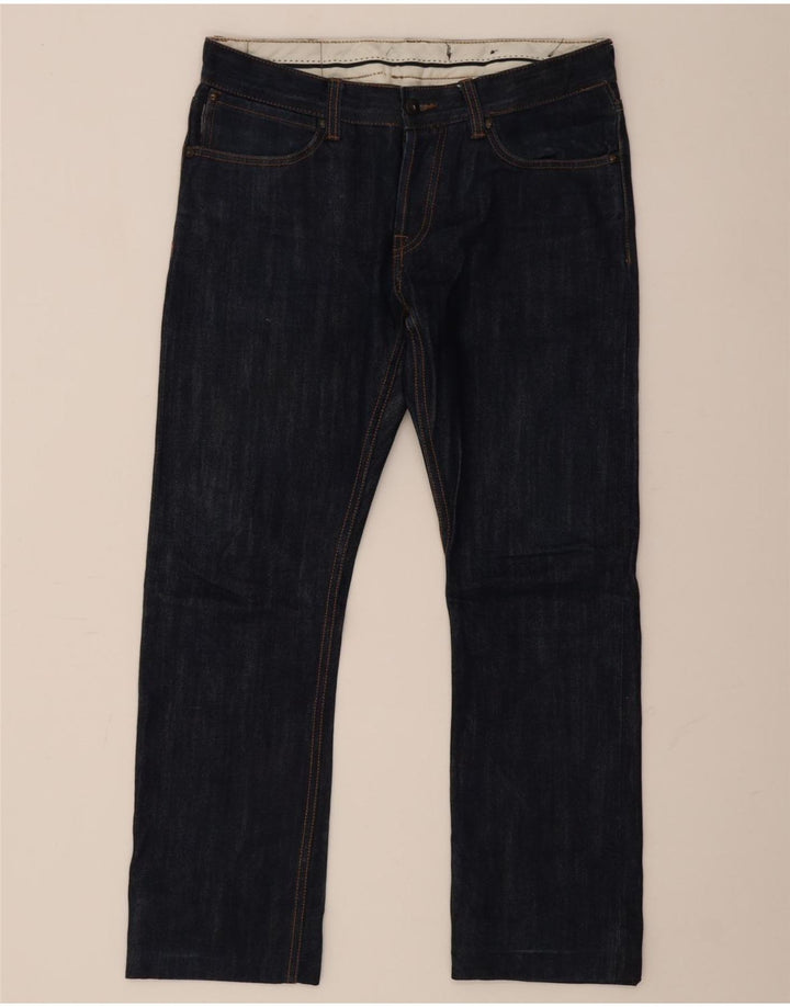 Blugi drepti pentru femei French Connection L32 L27 Bumbac bleumarin