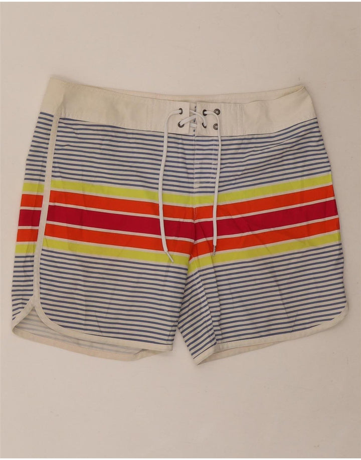 Pantaloni scurți de înot Roxy pentru bărbați, cu dungi mici, multicolore