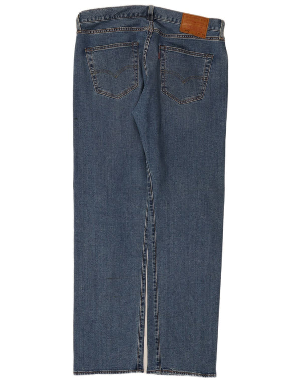 Blugi drepti pentru bărbați Levi's 501 W33 L32 Bumbac albastru