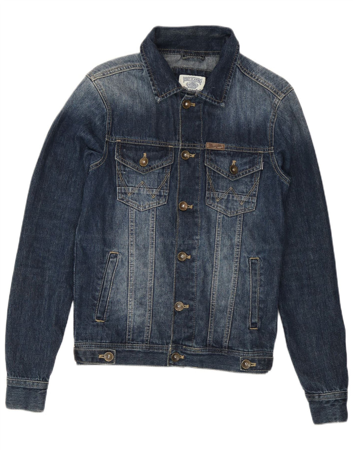 Jachetă de blugi pentru bărbați Wrangler UK 36 mic bumbac bleumarin