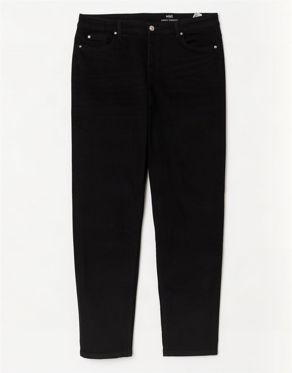 Marks & Spencer Pantaloni casual Sienna pentru femei UK 18 XL W36 L29 Negru