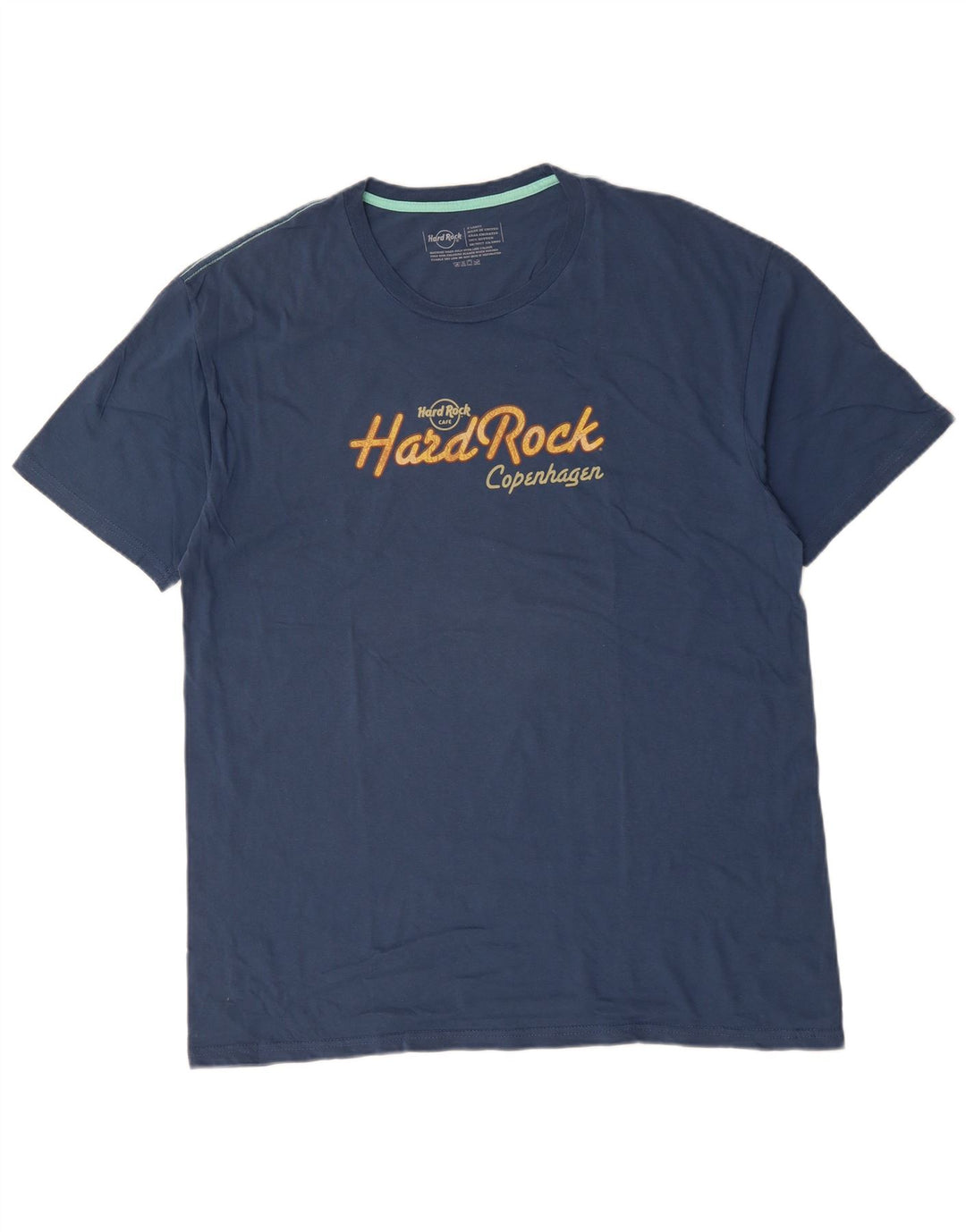 HARD ROCK CAFE Tricou grafic Copenhaga pentru bărbați Top XL Bumbac albastru