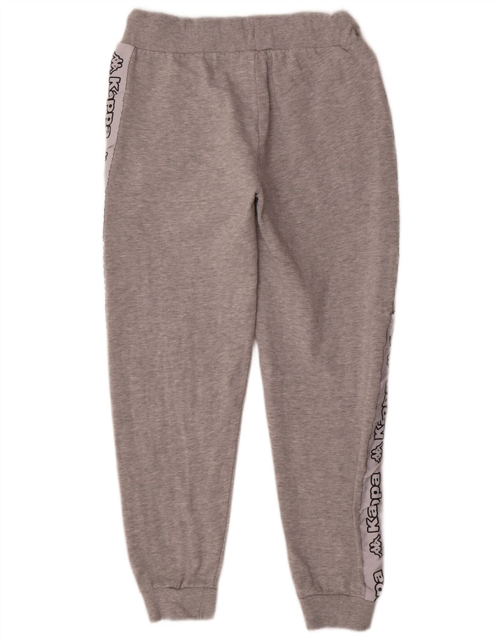 Pantaloni de trening cu grafic pentru femei Kappa Pantaloni de jogging UK 14 Medium Gri