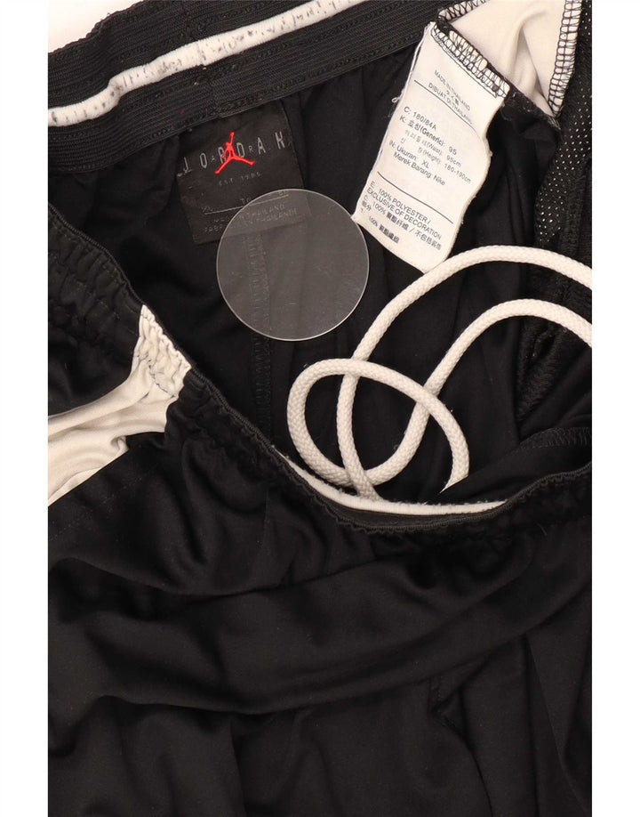 Pantaloni scurți sport Jordan pentru bărbați XL, negru, poliester color bloc