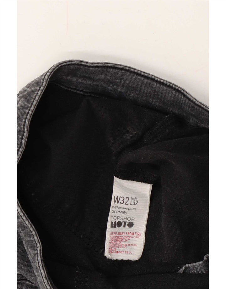 Topshop Blugi de damă cropped W32 L25 bumbac gri