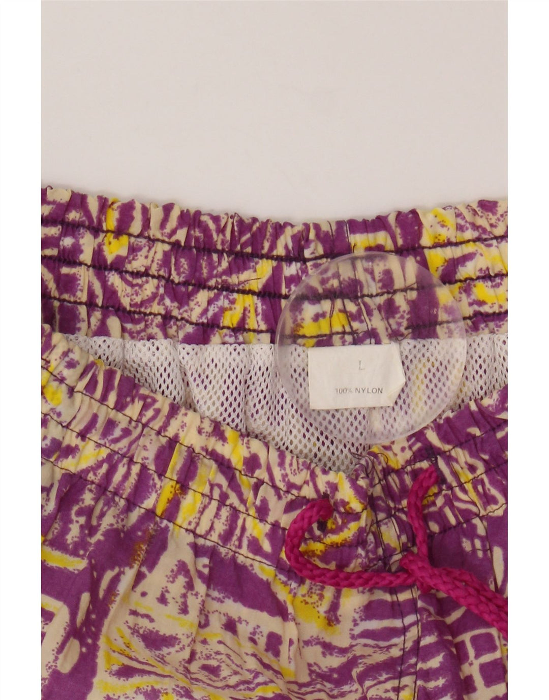 VINTAGE Boys Swimming Shorts 13-14 Years Large Multicoloured Geometric