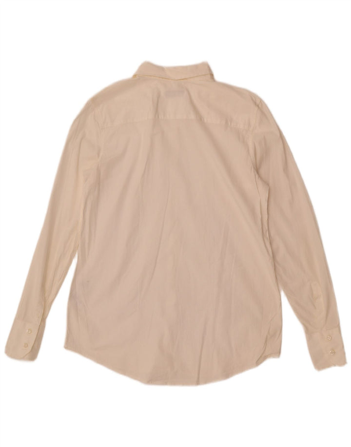 Cămașă Fred Perry pentru femei UK 18 XL Bumbac alb
