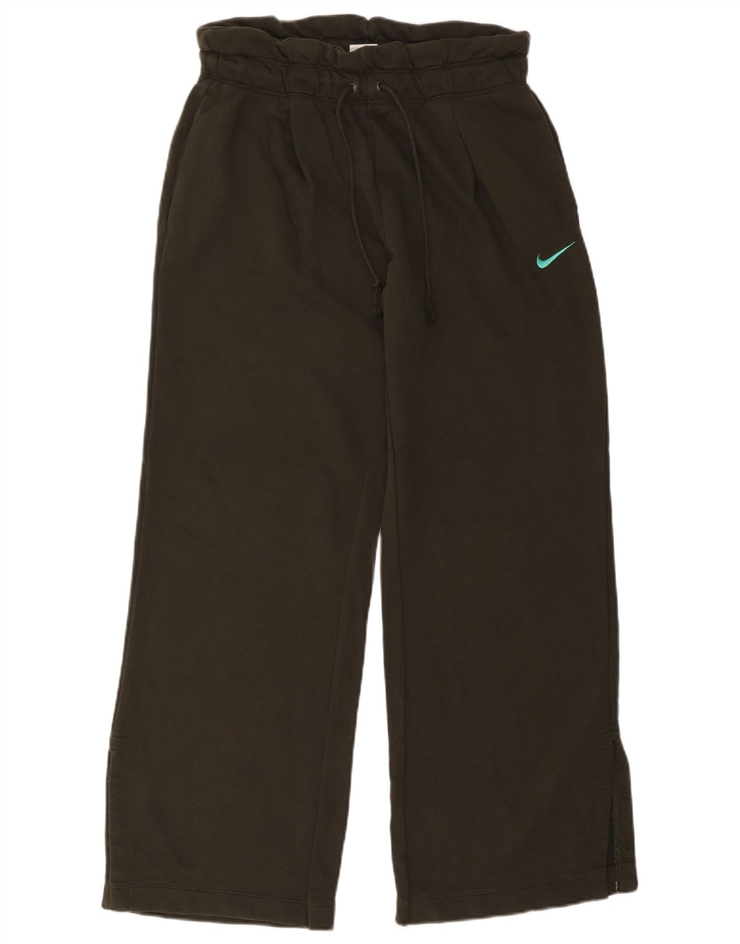 Pantaloni de trening Nike pentru bărbați cu picioare largi, bumbac mediu kaki