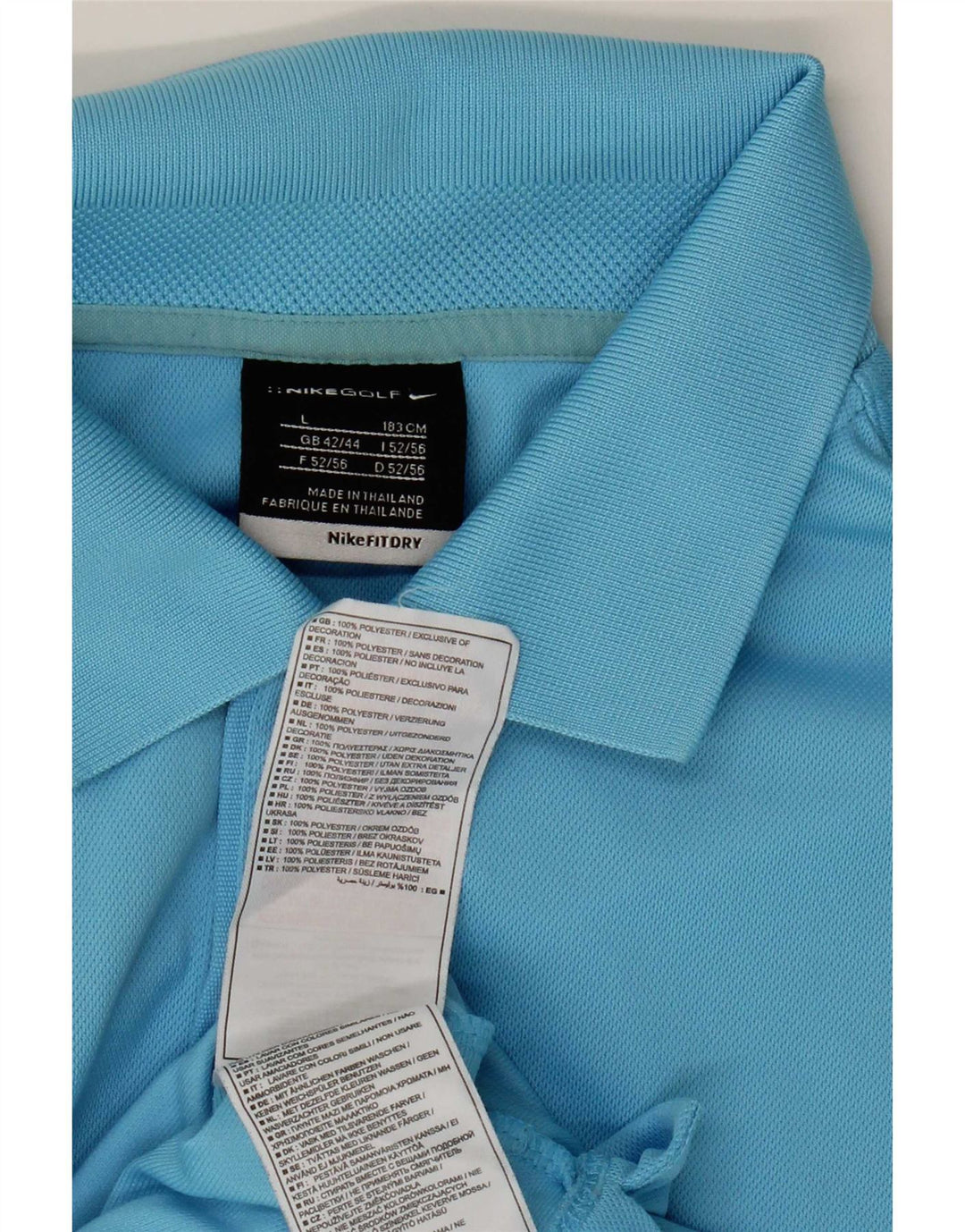 Tricou polo Nike pentru bărbați Marea Britanie 42/44 Poliester albastru mare