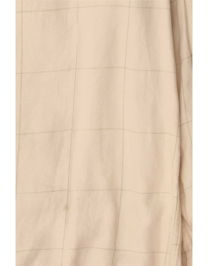 Cămașă pentru bărbați Levi's, bumbac cu carouri, bej mediu