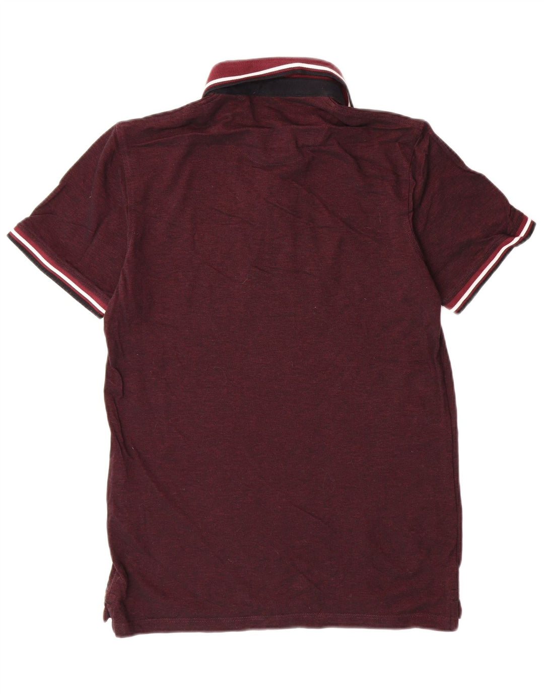 Cămașă polo pentru bărbați JACK & JONES Bumbac burgundă mediu