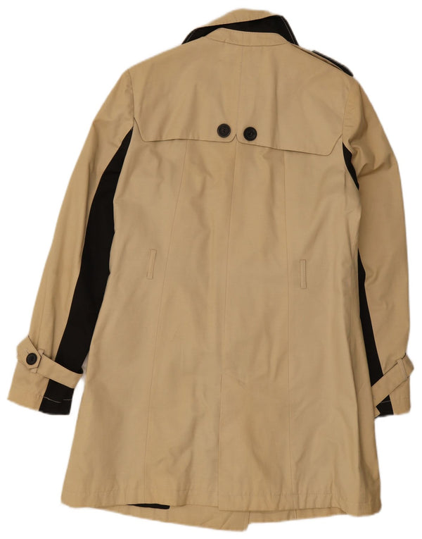Trenci pentru femei Laura Ashley UK 8 mic, bej, bumbac color bloc