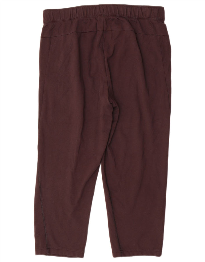 RUSSELL ATHLETIC Pantaloni de trening crop pentru bărbați, largi, negru, raion