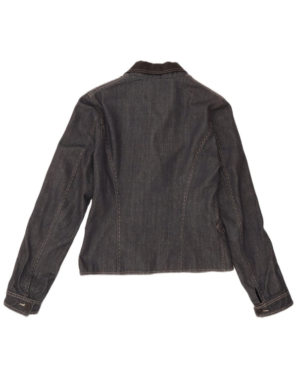 Ferre Jachetă de blugi pentru femei cu 1 nasture IT 46 Bumbac mare, albastru bleumarin