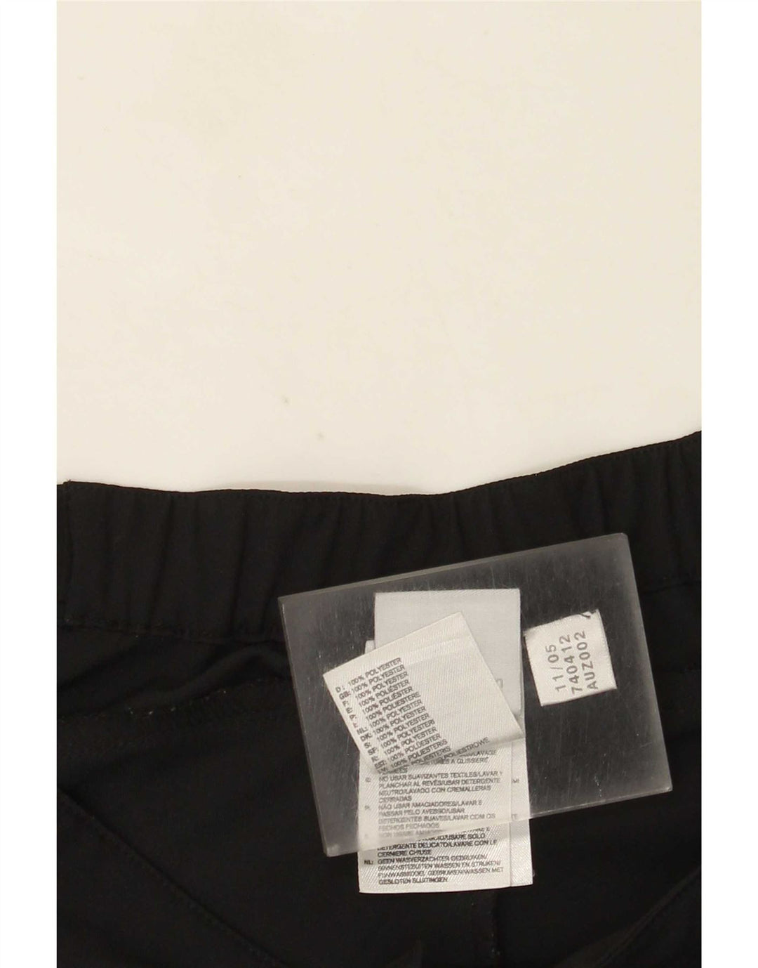 Pantaloni scurți sport Adidas Climalite Regular pentru femei UK 10 Small Negru Poliester