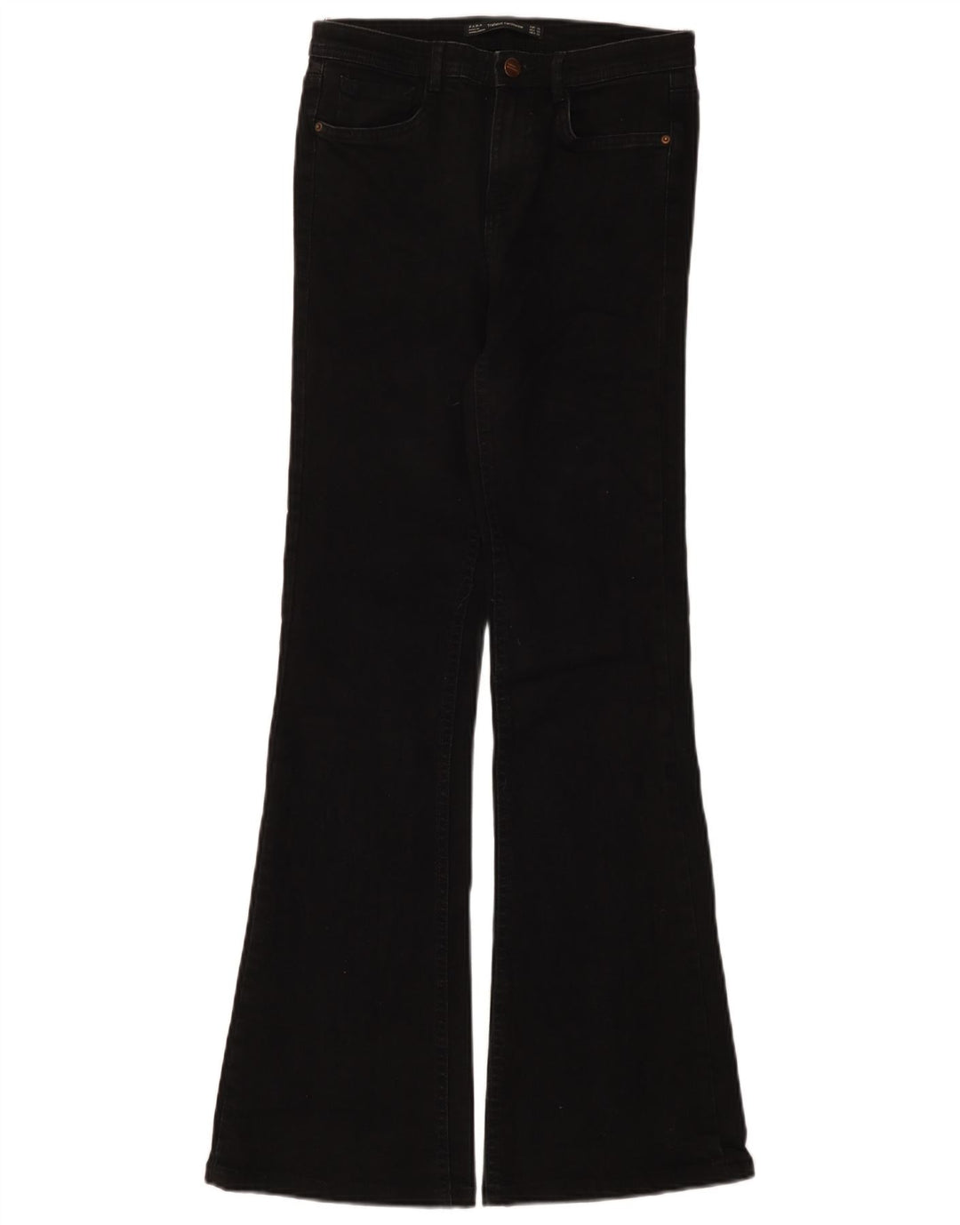 Blugi evazați pentru femei Zara EU 36 XS W26 L32 Negri