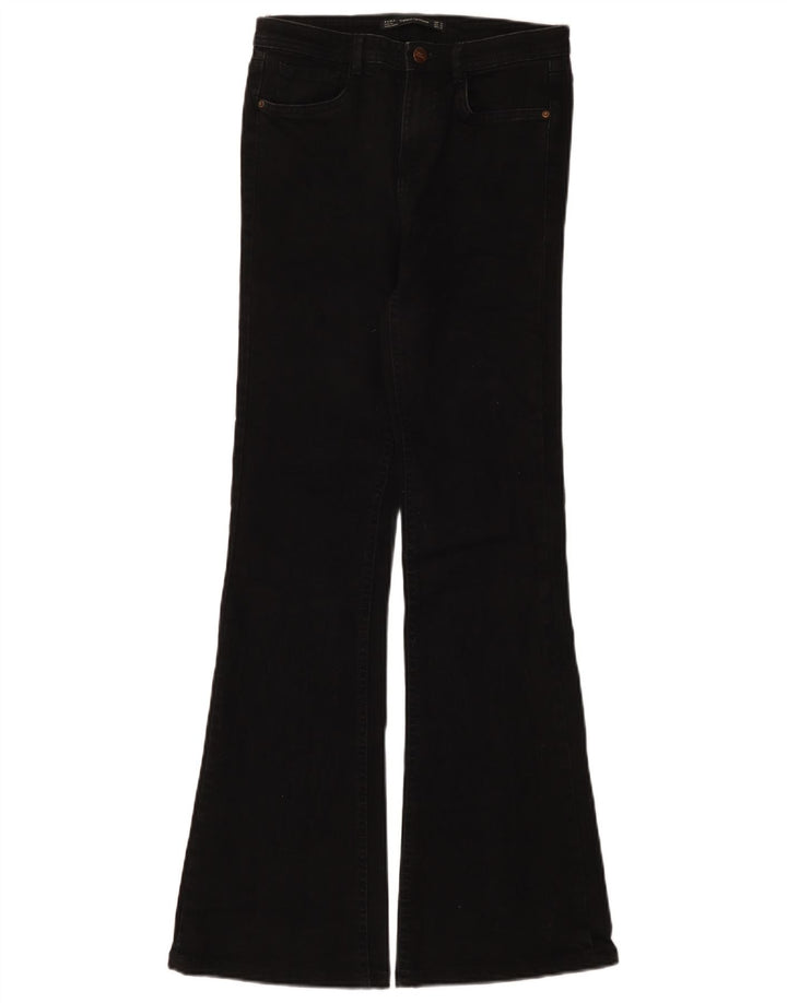 Blugi evazați pentru femei Zara EU 36 XS W26 L32 Negri