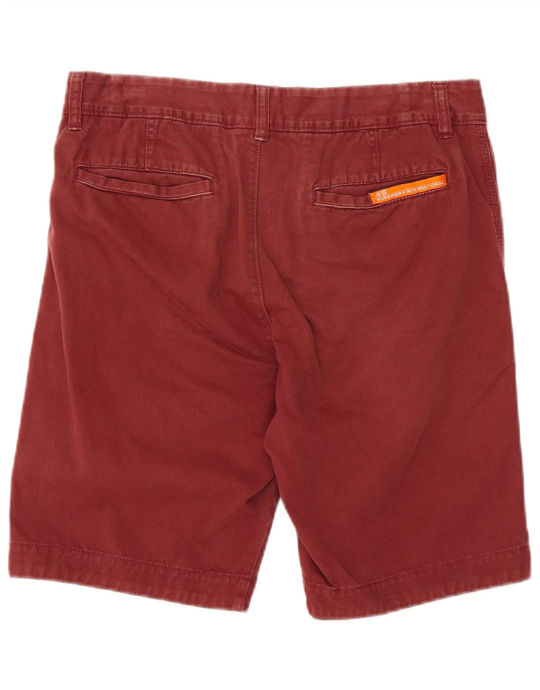 Pantaloni scurți chino Superdry pentru bărbați, mici W32, bumbac maro